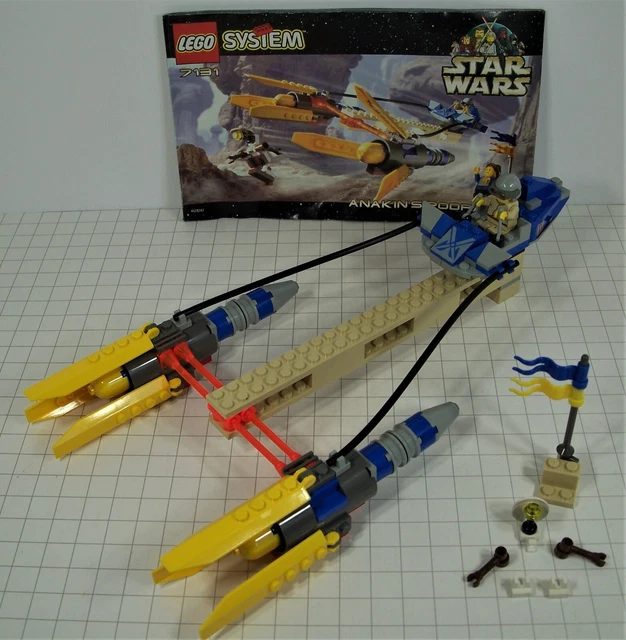 Vintage Lego 1999 - Star Wars Anakin's Podracer #7131 - Missing Padme & Droid Vintage Lego 1999 - Star Wars Anakin's Podracer #7131 - Missing Padme & Droid