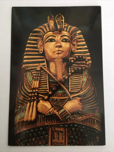 Canopic Coffin The Treasures Of Tutankhamun Tutankhamen Postcard