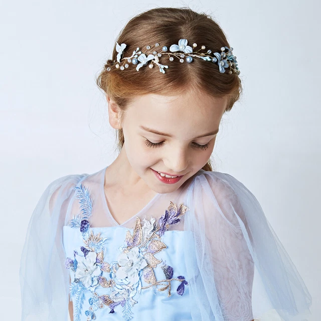 Girls Wedding Hair Accessories Kids Tiara Tiaras Girls Flower Girl