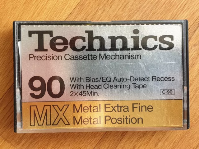 TECHNICS MX 90 METAL POSITION  Audiocassette 90 Min Kassette Cassette Tape