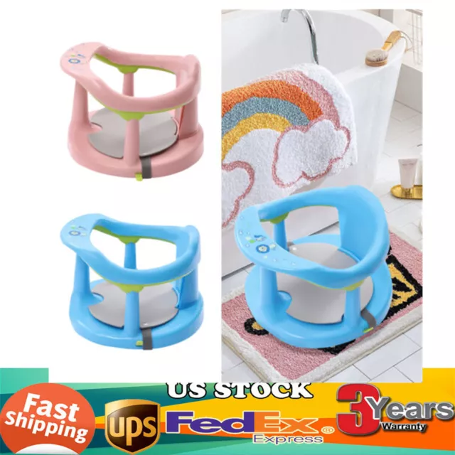 Baby Bathtub Seat Baby Bath Seat for Tub Sit Up Infant Shower Chai, Anti Slip US