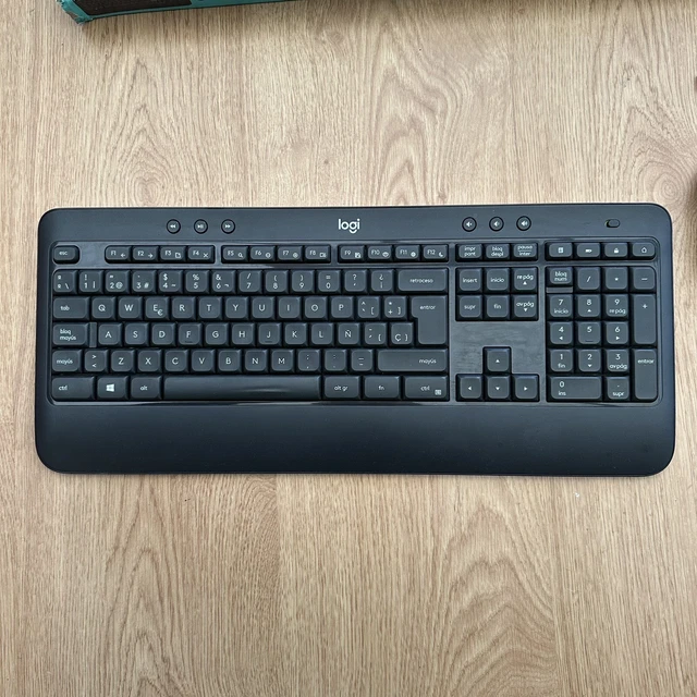 Unifying logitech logi mk540 advanced wireless spanish keyboard m175