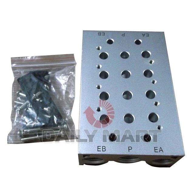 BRAND NEW SMC Pneumatics SS5Y32004 PLC Station Valve Manifold £85.36