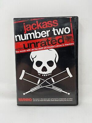 Jackass: Number Two (DVD, 2006, Unrated, Widescreen) Johnny Knoxville￼
