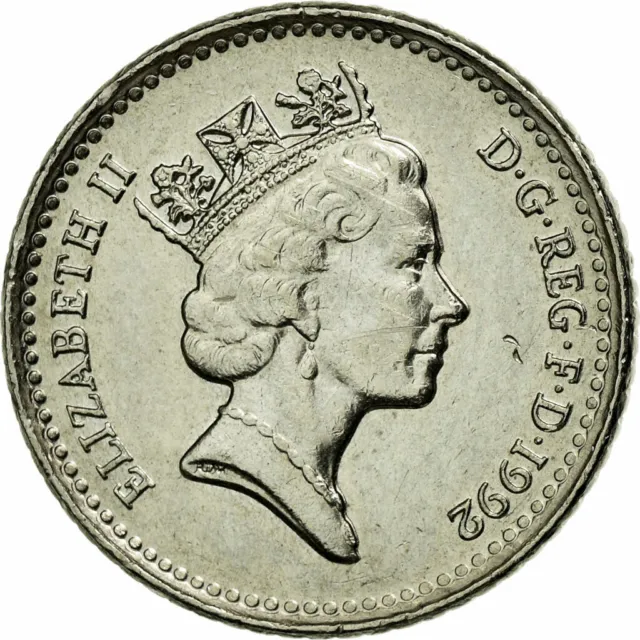 [#78362] Coin, Great Britain, Elizabeth II, 5 Pence, 1992, AU(50-53), Copper-nic