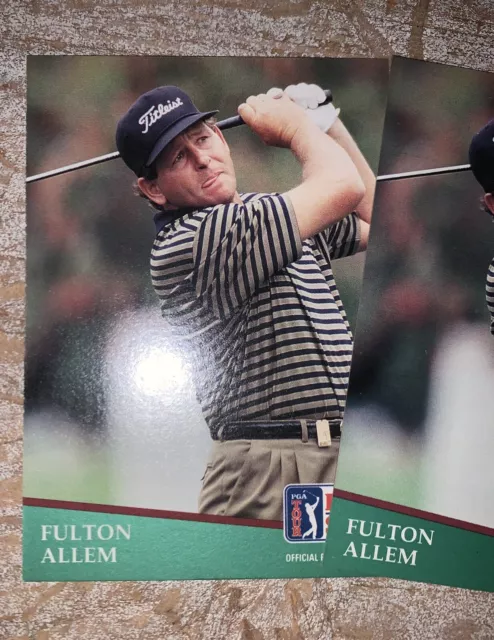 Tarjetas de golf Fulton Allem. Pro Set 1991 2