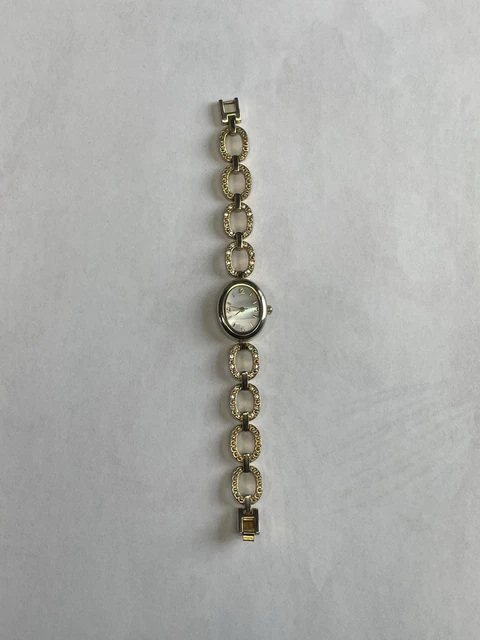 Christian Benet Watch Womens Gold Toned Bracelet Band Analog Rhinestones Crystal s-l400.jpg main image 4
