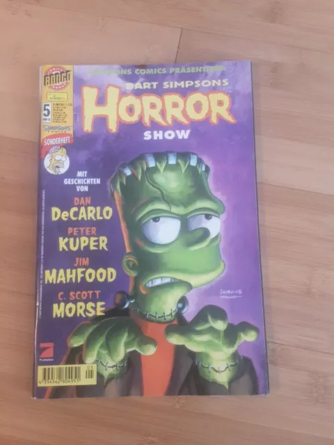 Bart Simpsons Horror Show # 5 dino comic Simpsons Panini