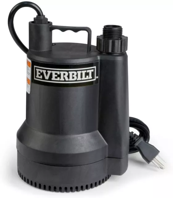 Everbilt 1/6 HP Submersible Thermoplastic Utility Pump SUP54-HD