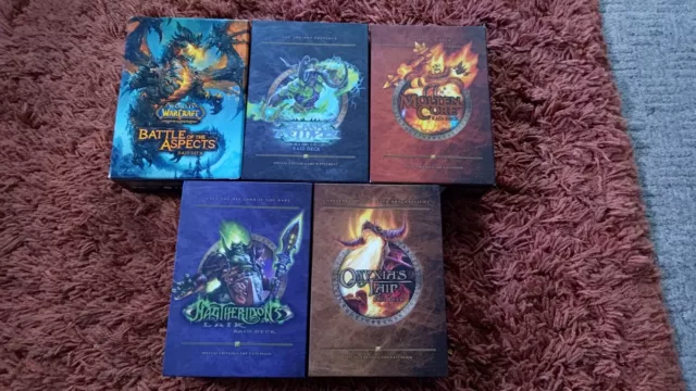World of Warcraft TCG - Battle Of The Aspects Raid Deck + Other Raid decks