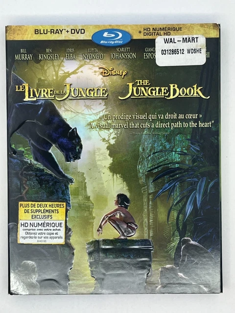 THE JUNGLE BOOK - Blu-ray bilingual with slipcover - Disney $9.95 ...