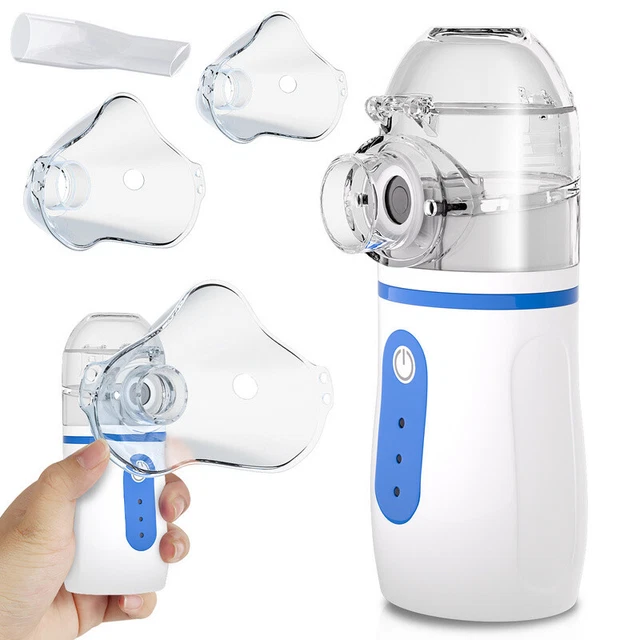 Inhalator Mini Vernebler Inhaliergerät Verdampfer Husten für Erwachsene Kinder