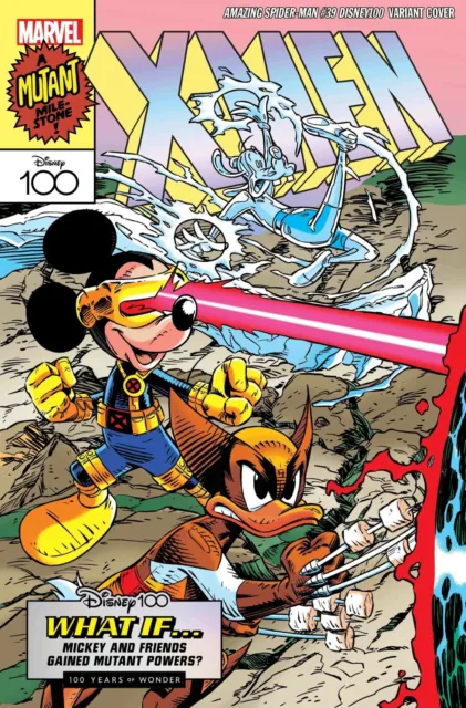 Amazing Spider-Man #39 Vitale Mangiatordi Disney100 Variant Marvel Comics 2023