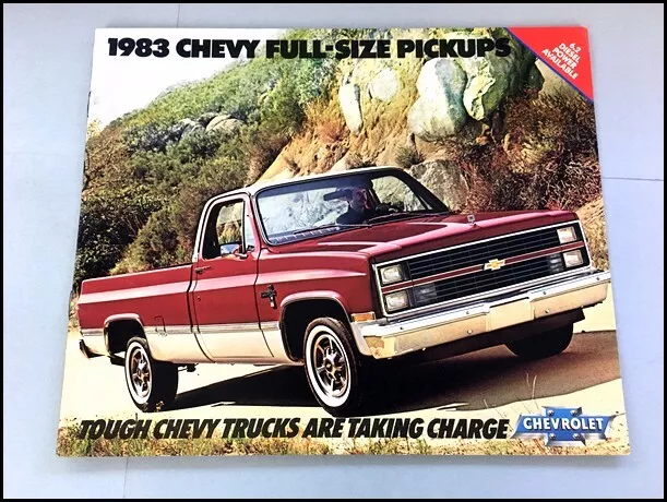 1983 Chevrolet Pickup Truck 16-page Original Sales Brochure Catalog - Silverado