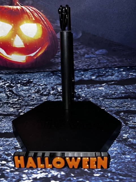 1/6 Scale Action Figure Sideshow Stand Halloween Michael Myers Custom 3D Logo