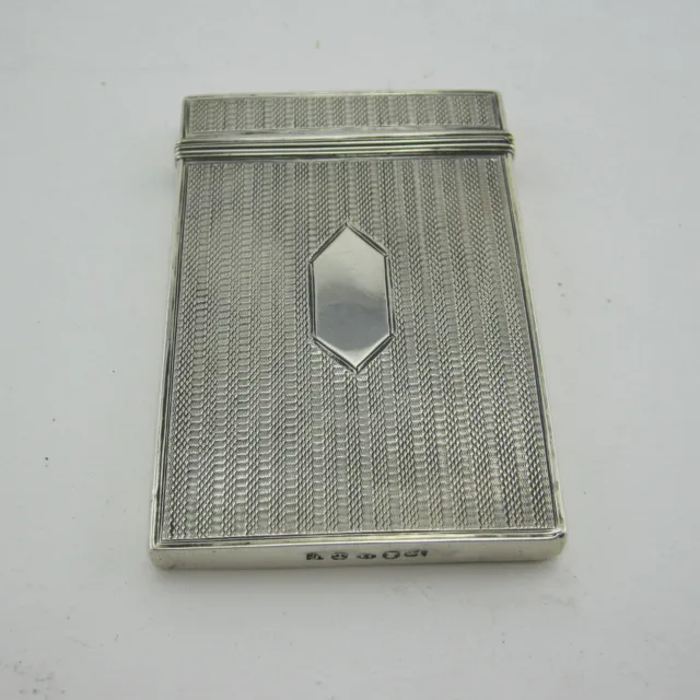 Georgian Silver Rectangular Shape Silver Card Case
