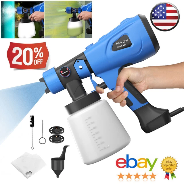 ELECTRIC PAINT SPRAYER Spray Gun Airless HVLP Home Garden Fence Wall