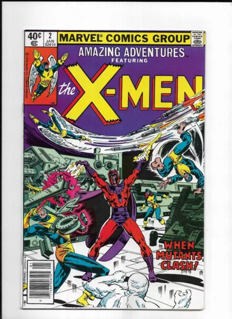 Marvel Comics ~ Amazing Adventures  # 2  (1980) Featuring: The X-Men