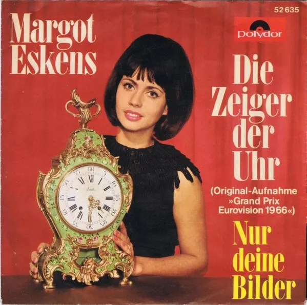 Margot Eskens - Die Zeiger Der Uhr (7", Single, Mono) (Very Good Plus (VG+)