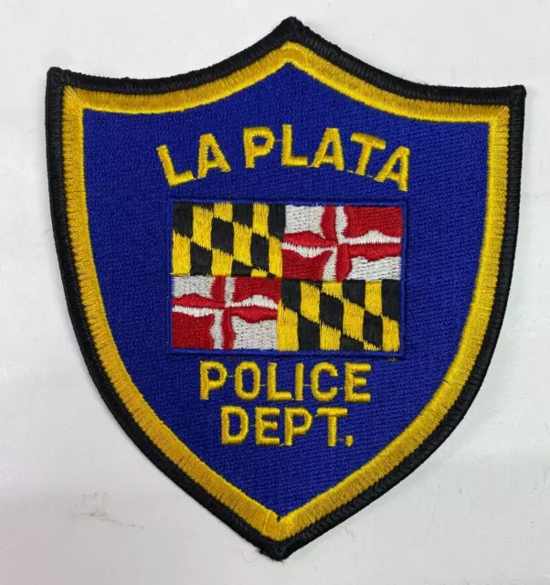 La Plata Police Maryland MD Patch H4