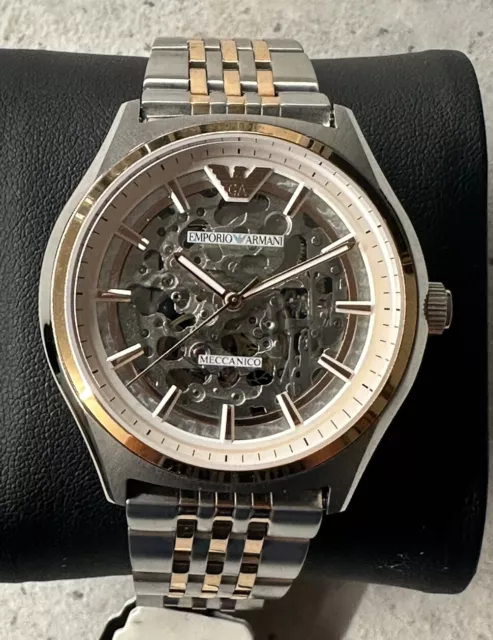 Emporio Armani Ar60002 - Orologio Meccanico Scheletrato