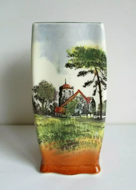 Rare Royal Doulton Seriesware Vase - Countryside D3647 - Perfect !!