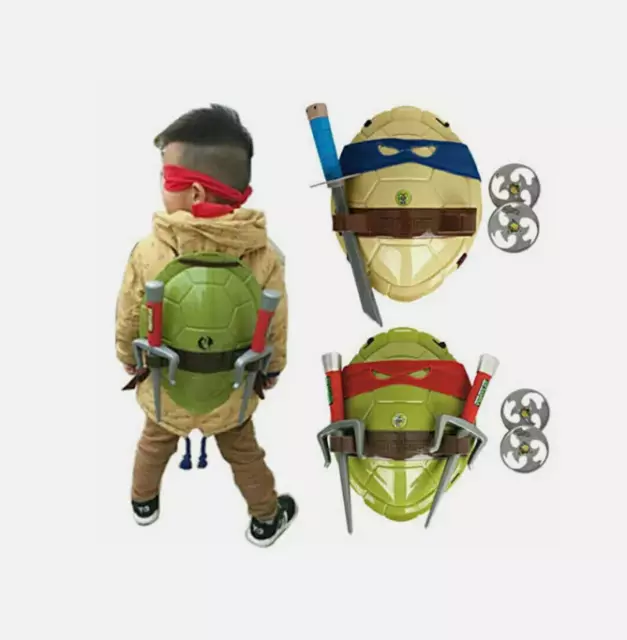 🔥Teenage Mutant Ninja Turtles Kostüm Shell Weapon Kindersp T2Q Geschenk TMNT DE