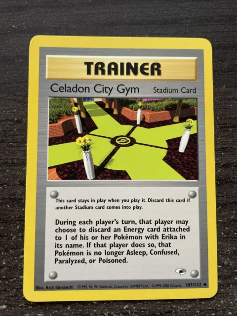Celadon City Gym Unco - Pokémon 107/132 Gym Heroes Proche Du Neuf/Nm English