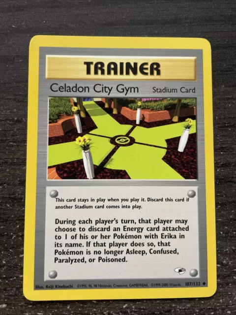 Celadon City Gym Unco - Pokémon 107/132 Gym Heroes Proche Du Neuf/Nm English