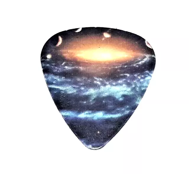 BRAND NEW 1.0 mm 2 SIDED GALAXY PLANET SPACE SKY DESIGN GUITAR PICK PLECTRUM (h)