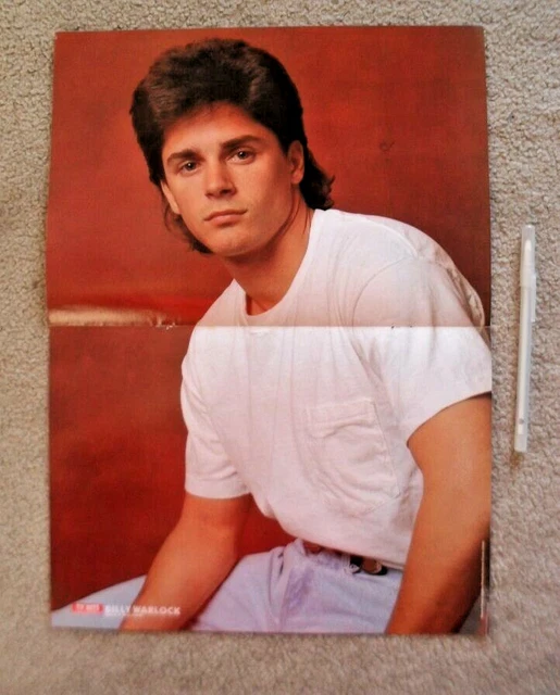 BILLY WARLOCK BAYWATCH Vintage Import Large Teen TV Magazine Poster