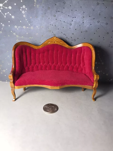 VICTORIAN SOFA  miniature dollhouse furniture 1:12 scale Brand New
