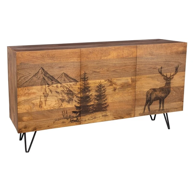 Porter Designs Alpine Solid Wood Sideboard - Brown