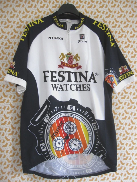 Maillot vélo vintage Sibille Festina Watches - eBay