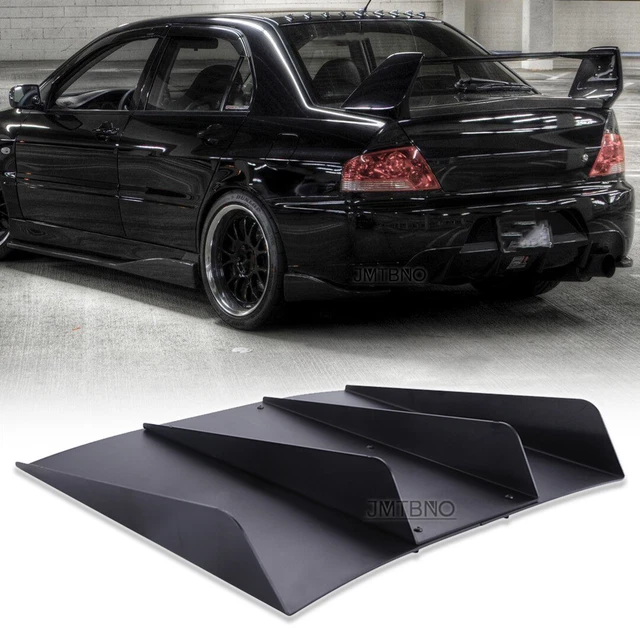 Rear Diffuser Bumper Lip Splitter Spoiler 4 Fins For Mitsubishi Lancer Evo 10 9 Rear Diffuser Bumper Lip Splitter Spoiler 4 Fins For Mitsubishi Lancer Evo 10 9