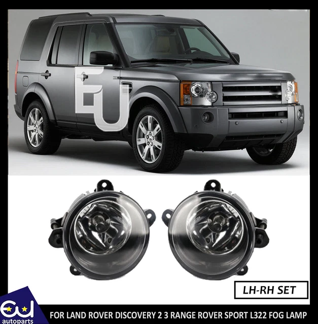 FOR LAND ROVER Discovery 2 3 Range Rover Sport L322 Pair Front Fog