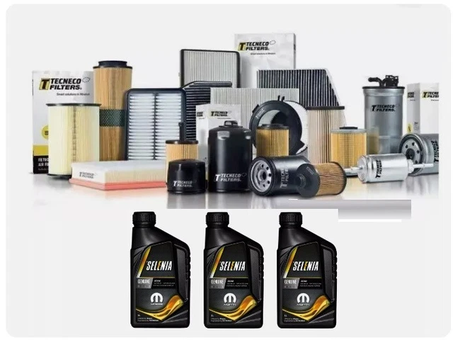Kit Tagliando Fiat Panda E Lancia Ypsilon 1.0 Hybrid - Filtri Aria, Olio, Abitacolo + 3L Olio Motore Castrol