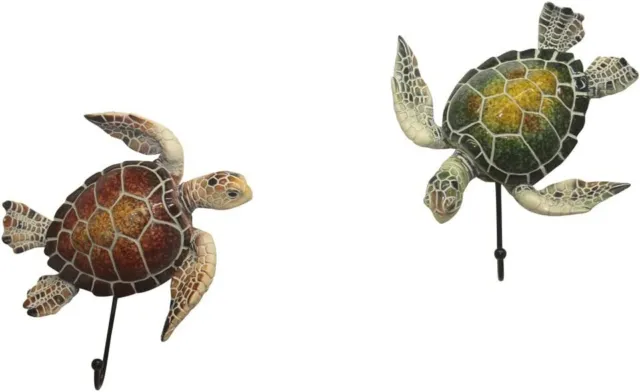 Comfy Hour Ocean Voyage Collection 5" Set Sea Turtle Coastal Marine Theme Decora