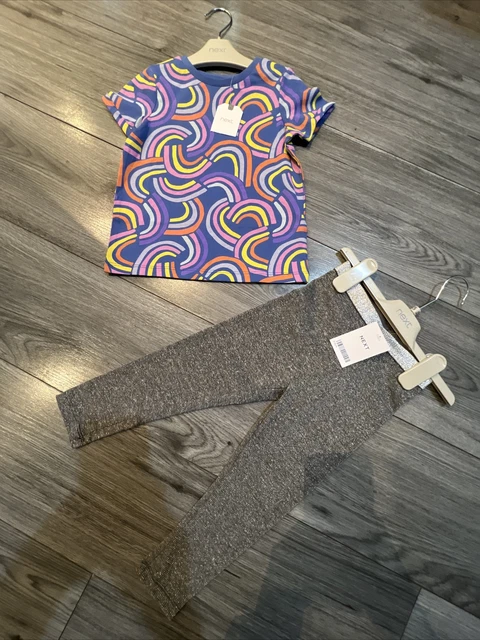 Next girls age 2-3 leggings and top outfit bundle BNWT