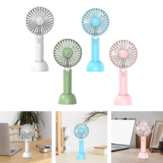 Ventilateur Silencieux Portable, Mini Ventilateur Puissant, 3 Vitesse Petit Ventilateur Table Pour Chambre Bureau Domair Cuisine Rotation 360 96606261