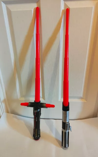 Star Wars Kylo Ren & Darth Vader Red Lightsaber 2015 Hasbro Non Powered Cosplay