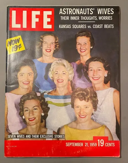 LIFE Magazine September 21, 1959 ASTRONAUTS WIVES