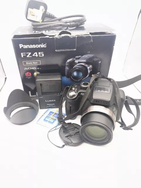 Panasonic DMC-FZ45 14.1mp 25-600mm 24x Optical Leica Zoom (boxed) KOHD05237 4GB