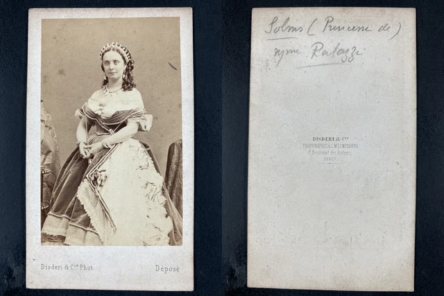 DISDERI, PARIS, MARIELAETITIA BonaparteWyse, woman of letters vintage