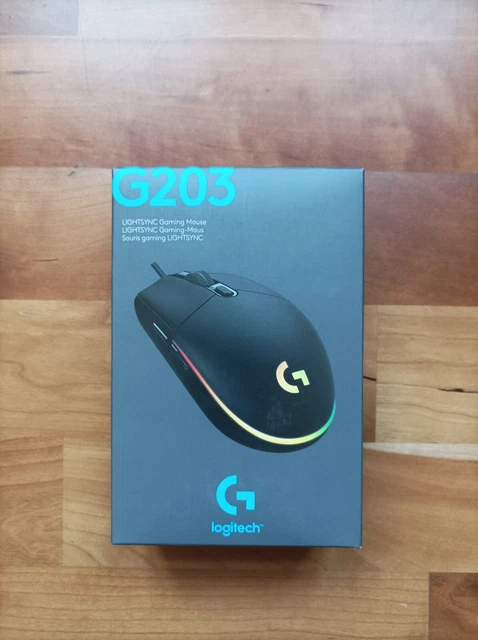 Maus / Gaming-Maus Logitech G203 LIGHTSYNC (schwarz)