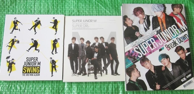 SUPER JUNIOR M CD ALBUM Lot of 3 Korea Press K-POP EUNHYUK DONGHAE HENRY KYUHYUN