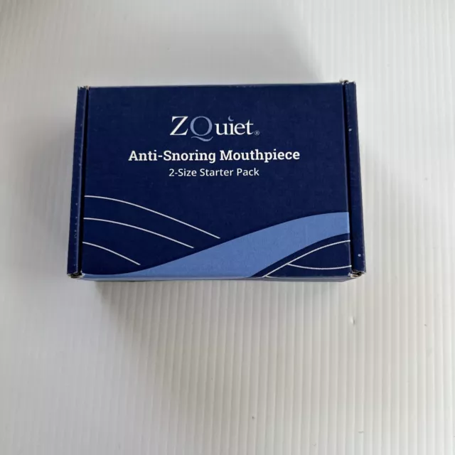 ZQuiet, Anti-Snoring Mouthpiece Starter Pack w/ 2 Sizes SEALED