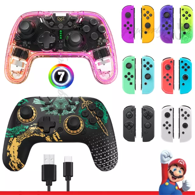 Wireless Controller For Nintendo Switch Left + Right A Pair Gamepad for Joy Con