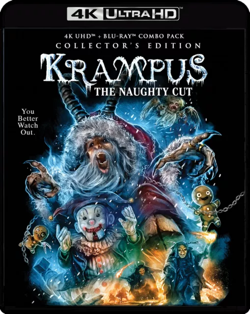 Krampus The Naughty Cut Collector's Edition New 4K Ultra HD + Blu-ray