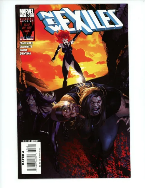 New Exiles #3 2008 VF+ Panther's Vengeance Part 3 of 4 Marvel Comics